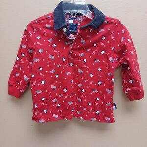 Tommy Hilfiger Patriotic flag Polo shirt- toddler